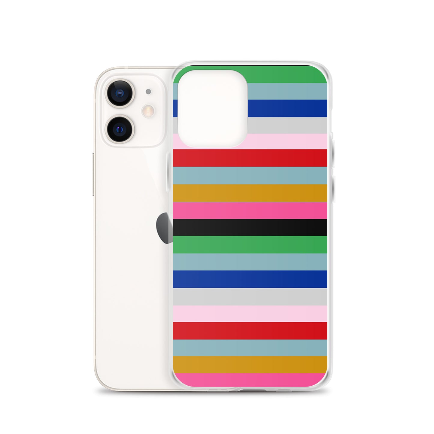 Multi Stripe Clear Case for iPhone®