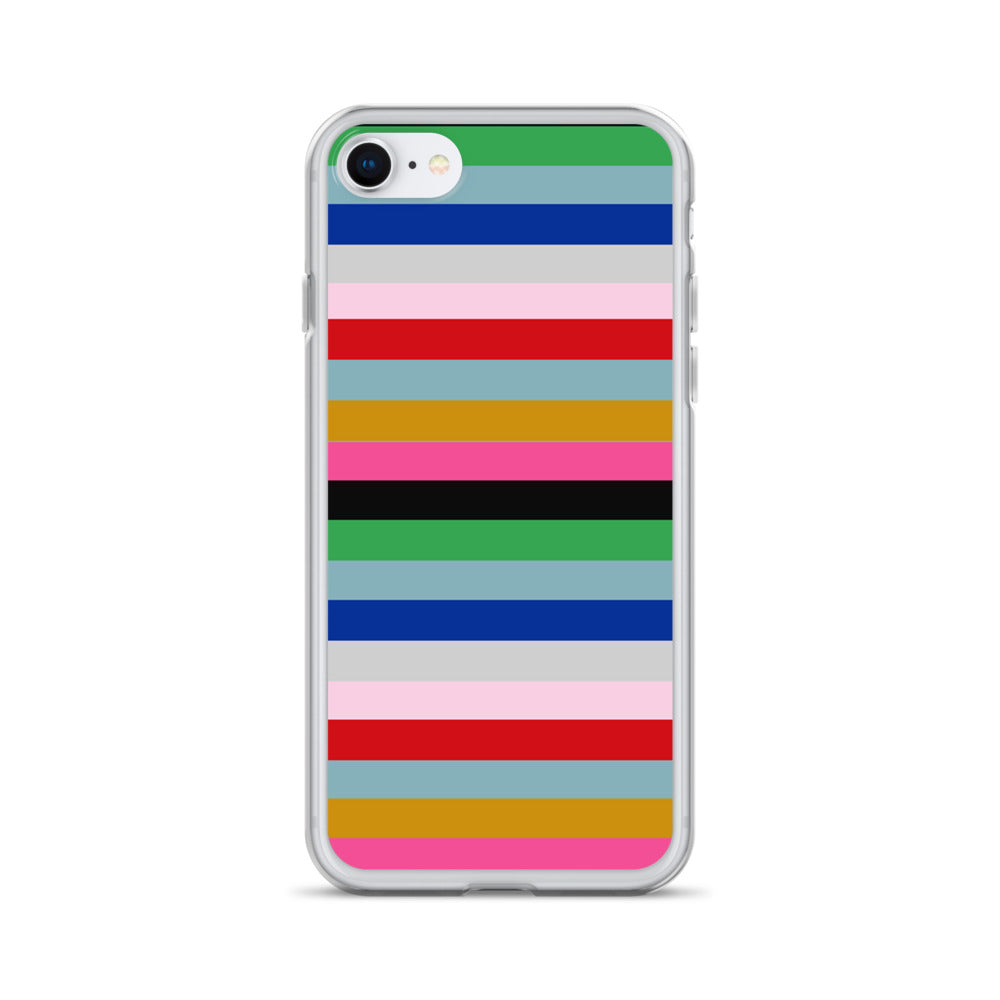 Multi Stripe Clear Case for iPhone®