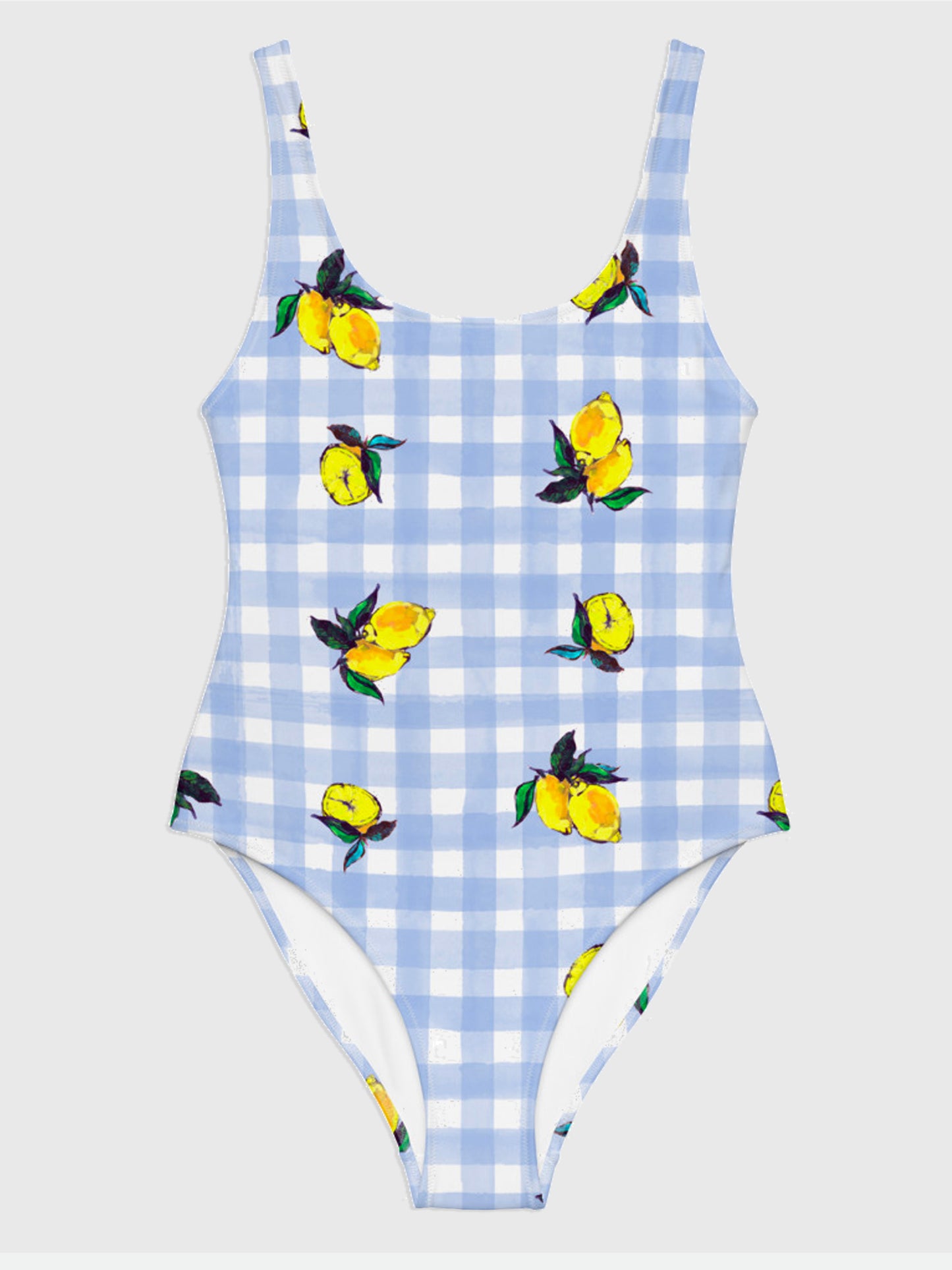 Lemon Print One-Piece Swimsuit
