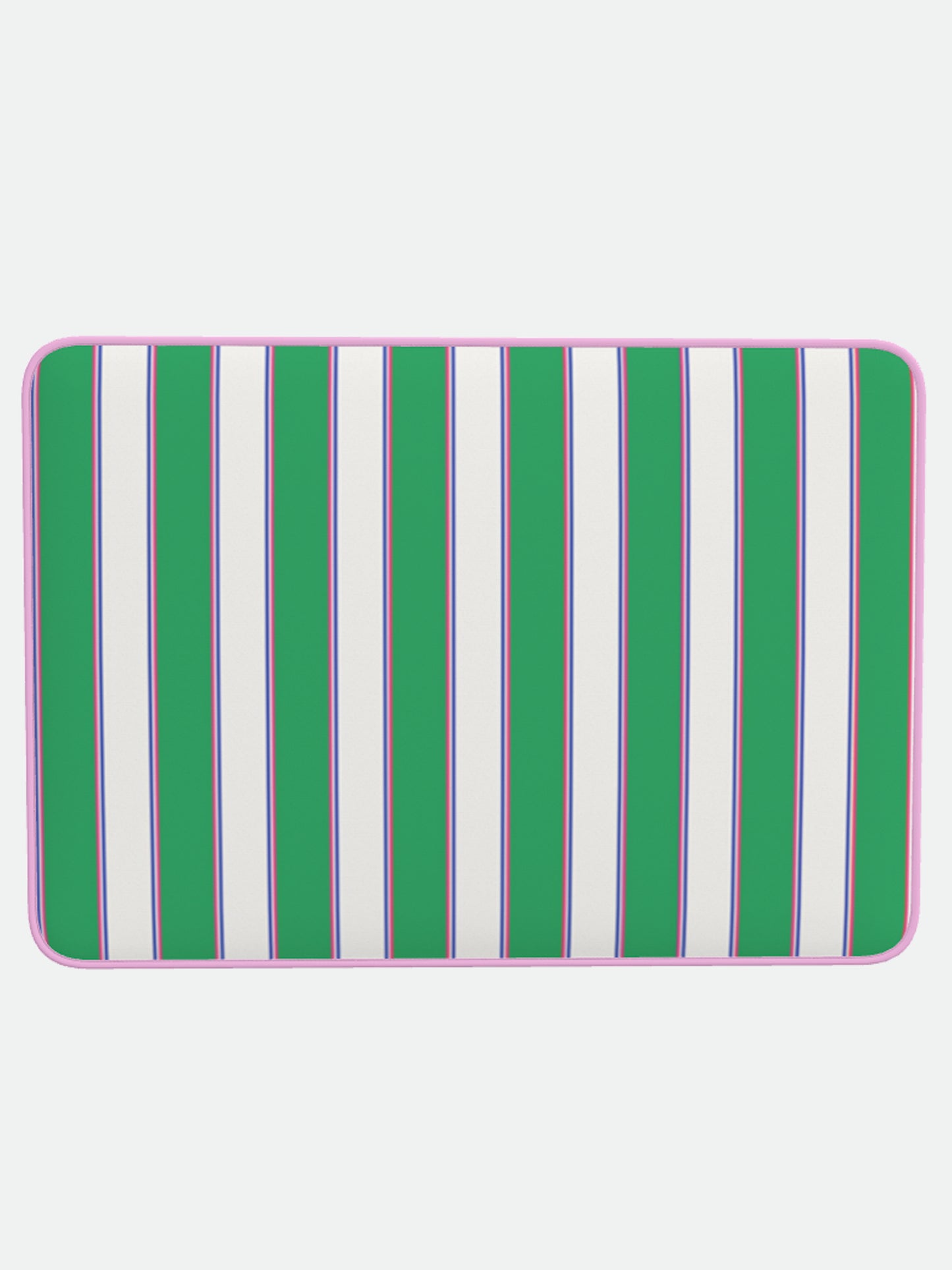 Copy of Striped Bath Mat in Fresh Green