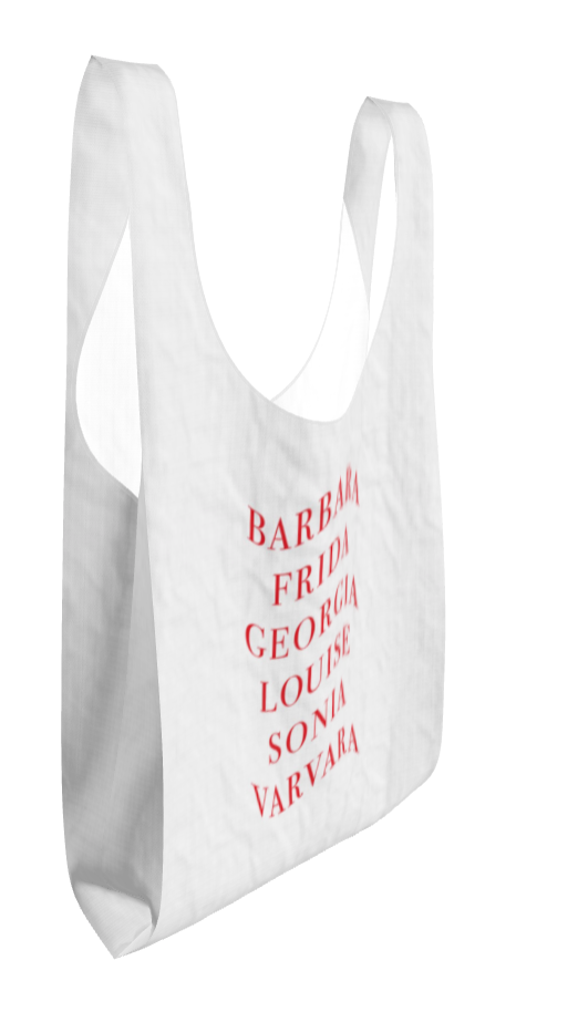 Female Artists Slogan Print Shopper Bag