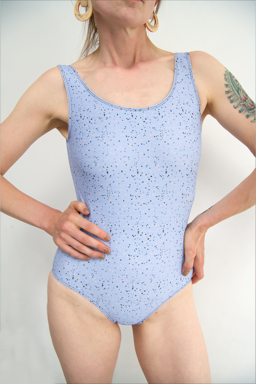 Micro Dot Swimsuit Made to Order