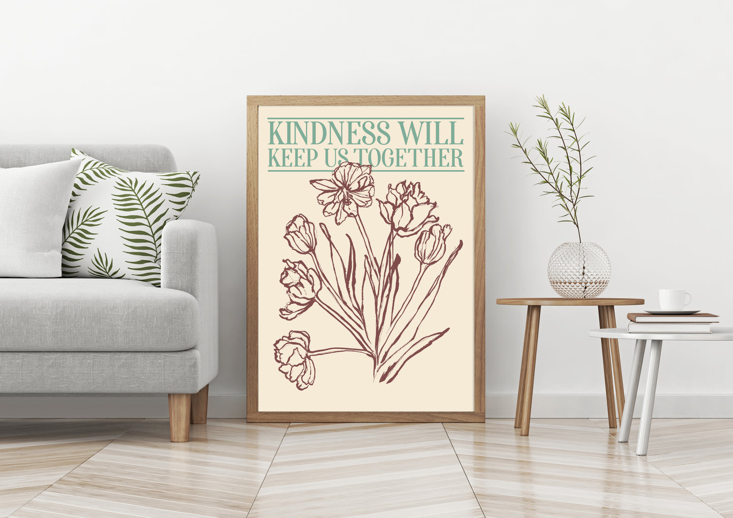 Kindness Will Keep Us together Artwork Giclee Print