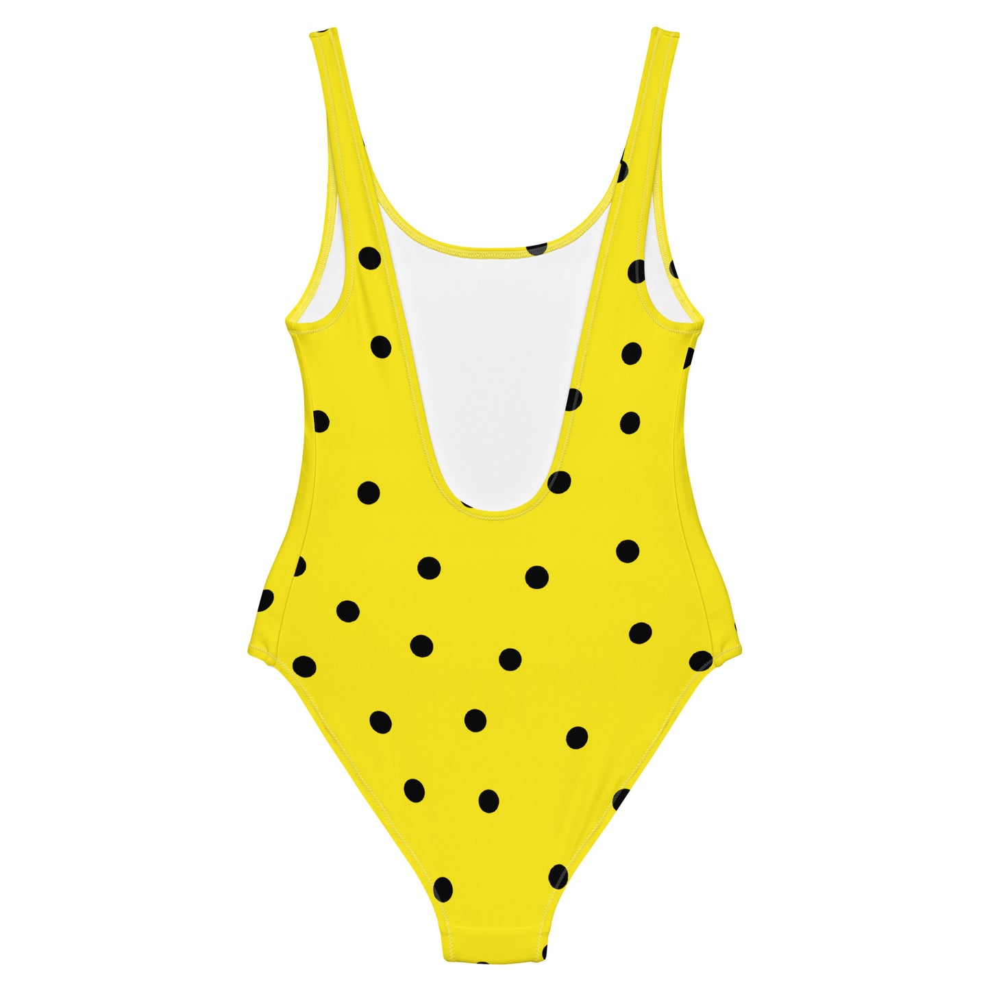 Dot One Piece Swimsuit in Yellow