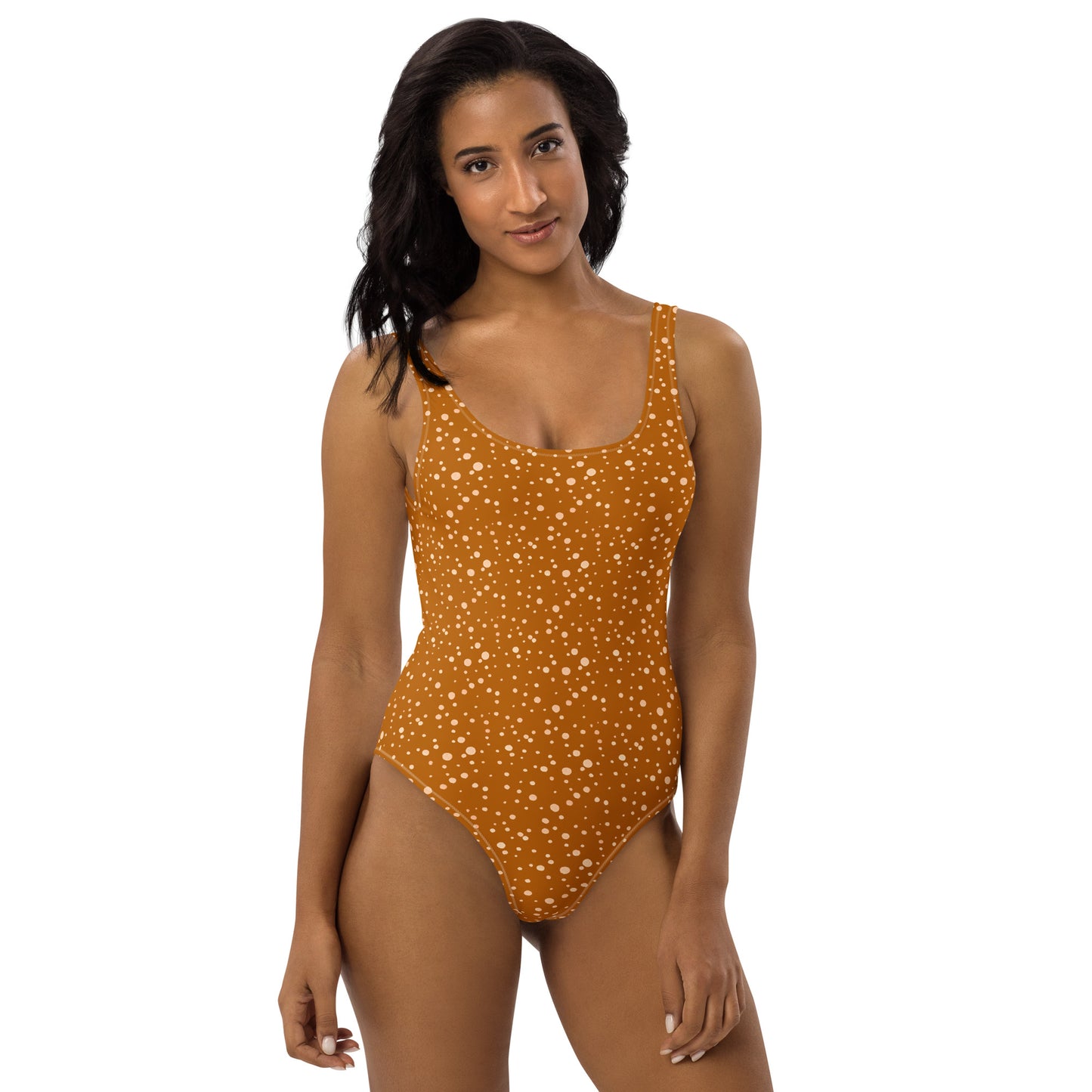 Polka Dot One-Piece Swimsuit