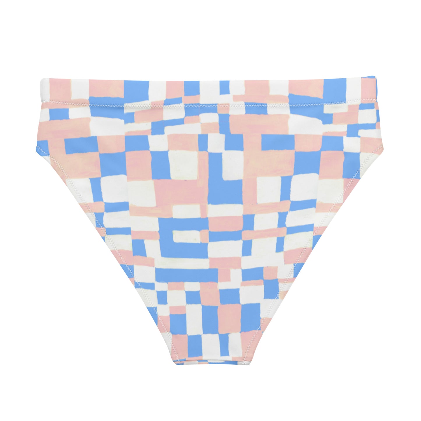 Mix and Match Checkered Recyled Padded Bikini Bottom