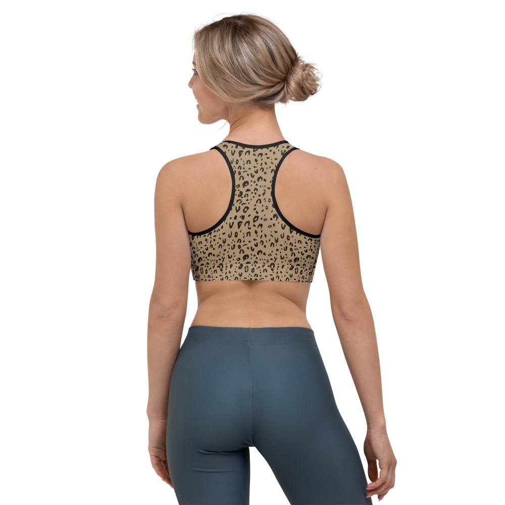 Leopard Print Sports Bra to Match your Biker Shorts