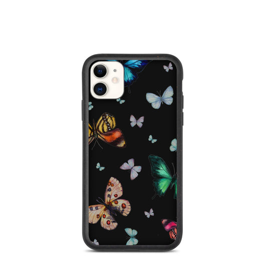 Butterflies Print Biodegradable Phone Case