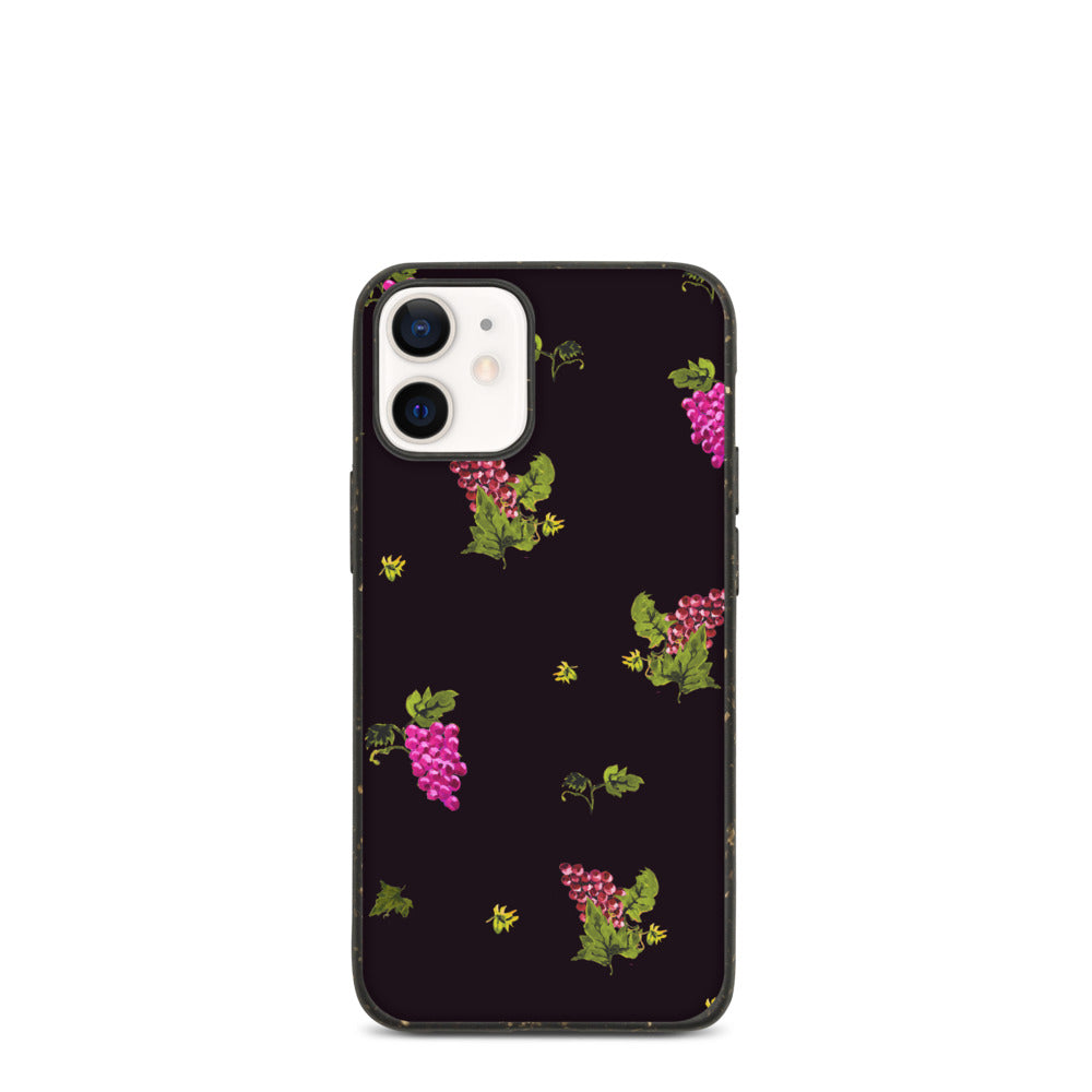 Grape Print Biodegradable phone case