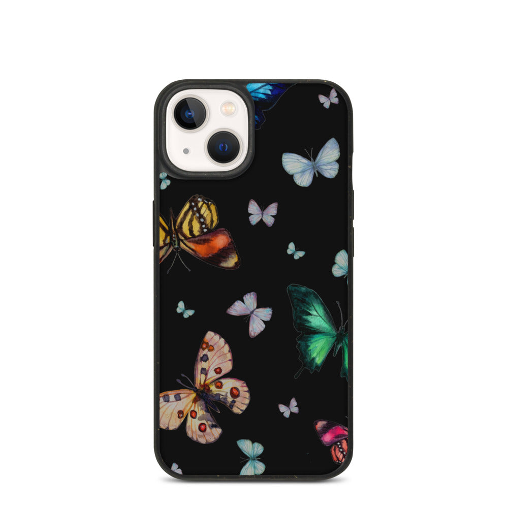 Butterflies Print Biodegradable Phone Case