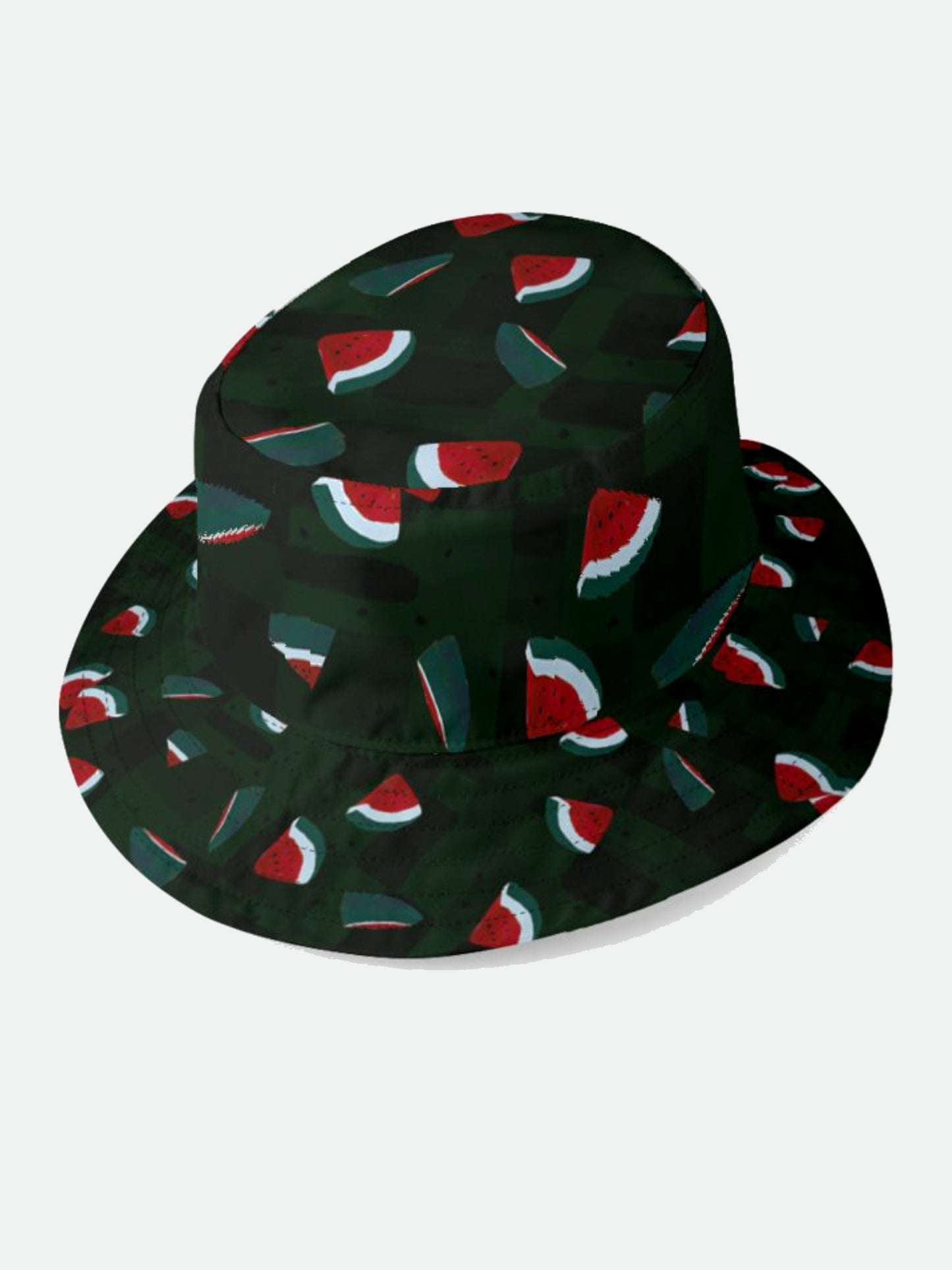 Watermelon Print Unisex Denim Bucket Hat