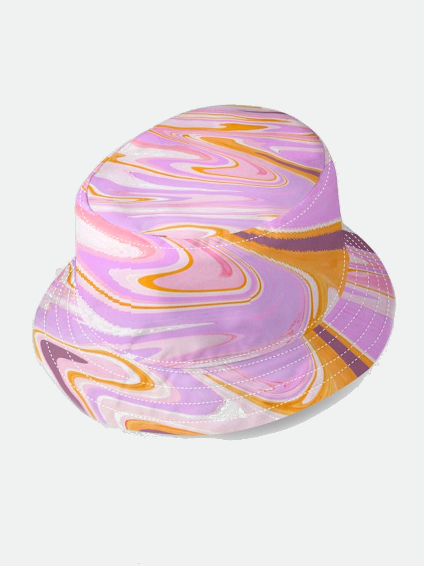 Unisex Groovy Stripe Bucket Hat in Two Colour-ways