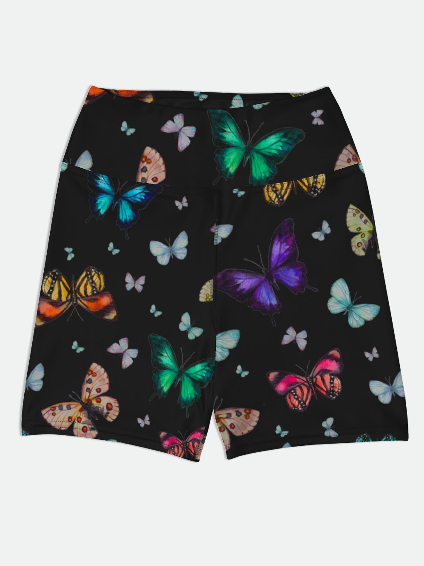 Butterflies 90s Print Biker Shorts