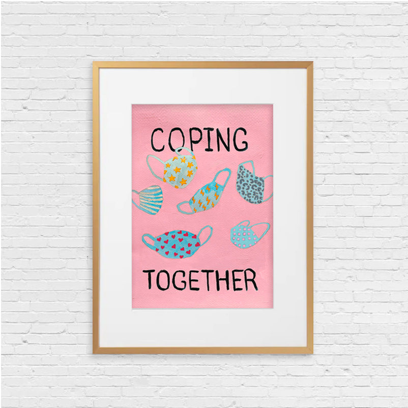 Coping Together. Original painting