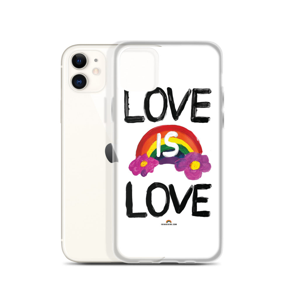 Love is Love iPhone Case With a Painted Graphic