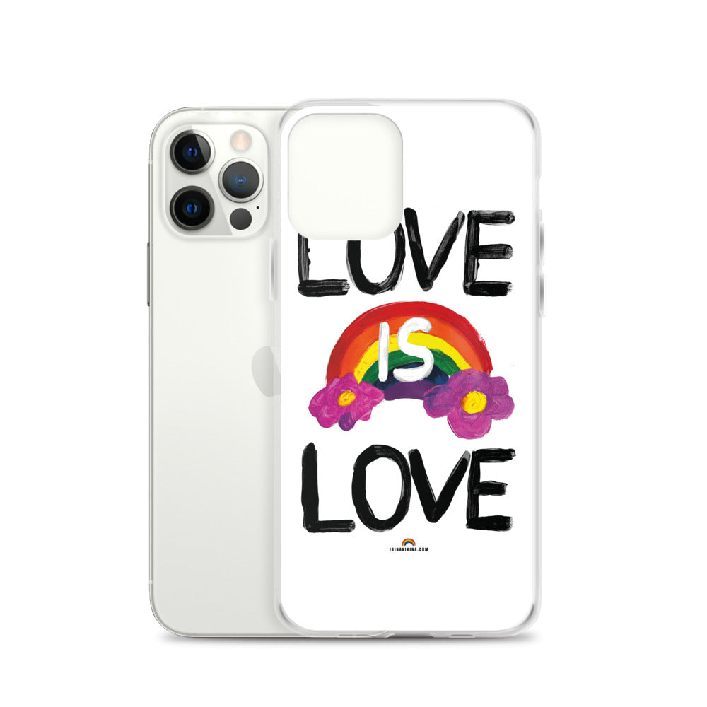 Love is Love iPhone Case With a Painted Graphic