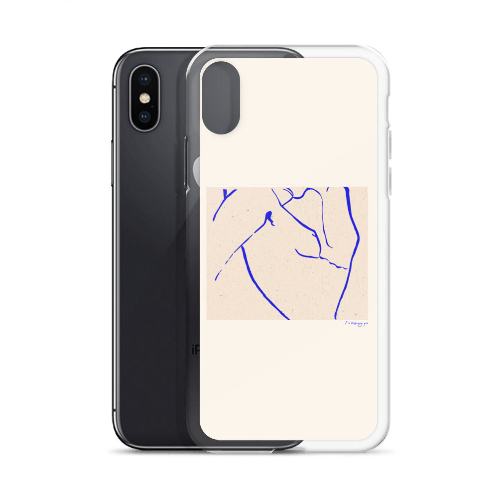 Kissing you iPhone Case