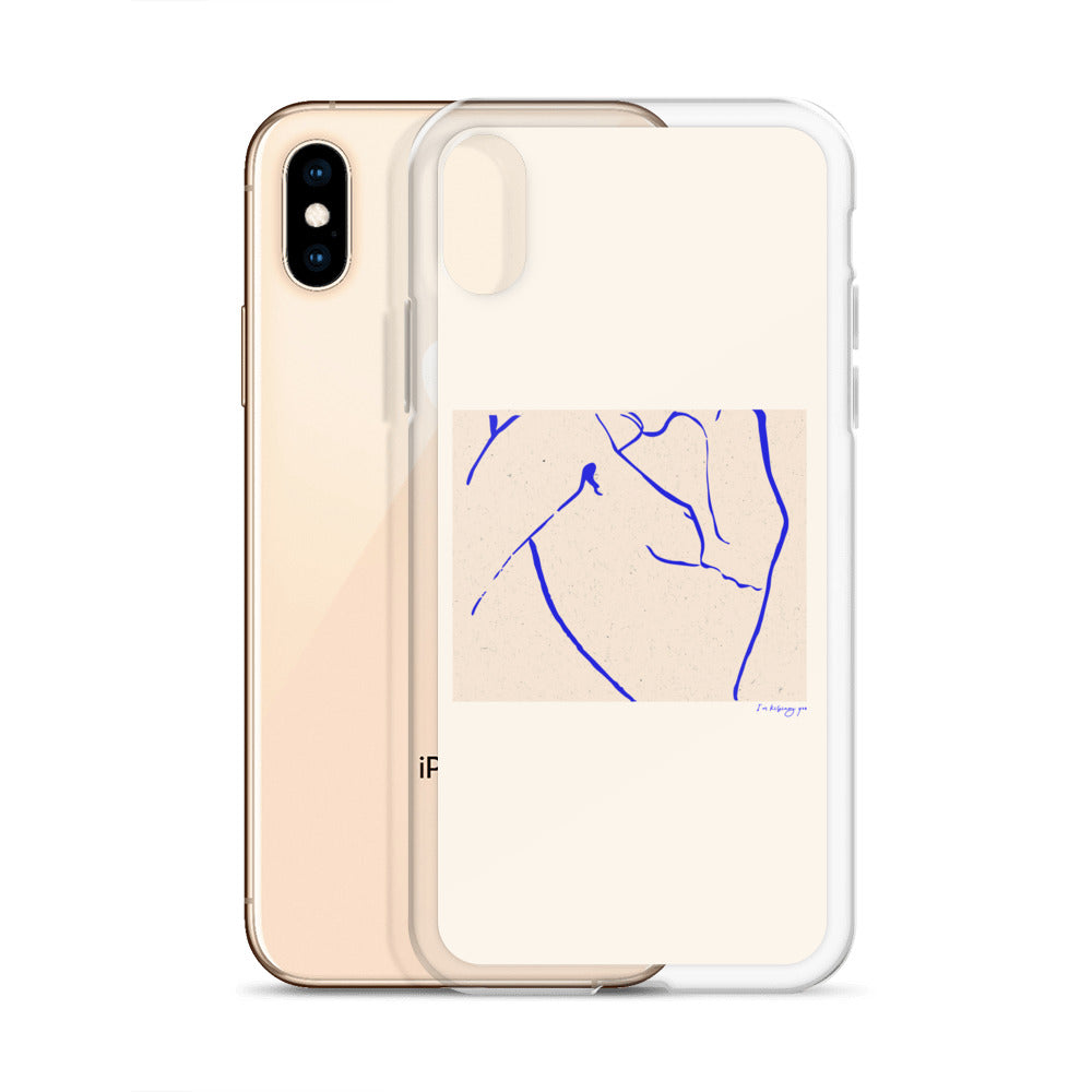 Kissing you iPhone Case