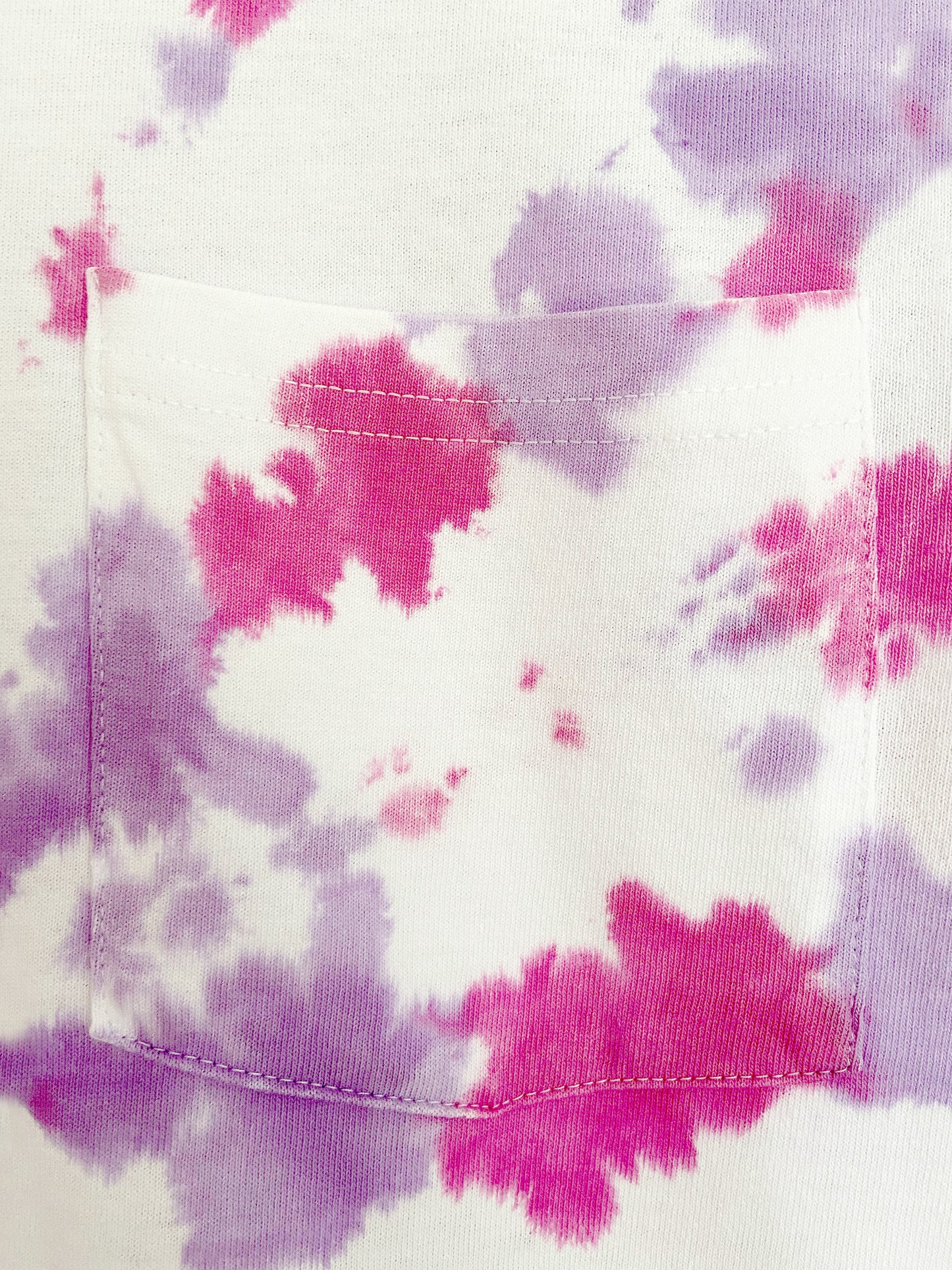 Tie-dye Top With Mandala in Lavender and in Fuchsia