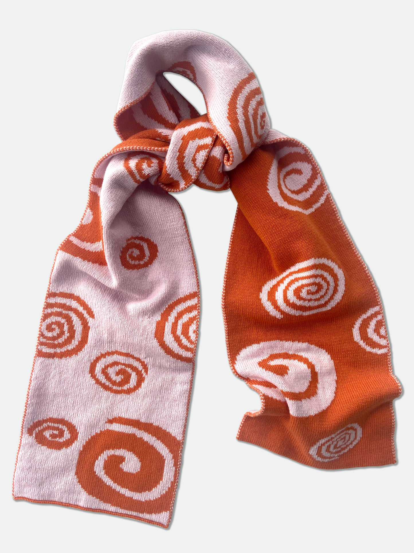 Louise Spiral Wool and Cashmere Scarf