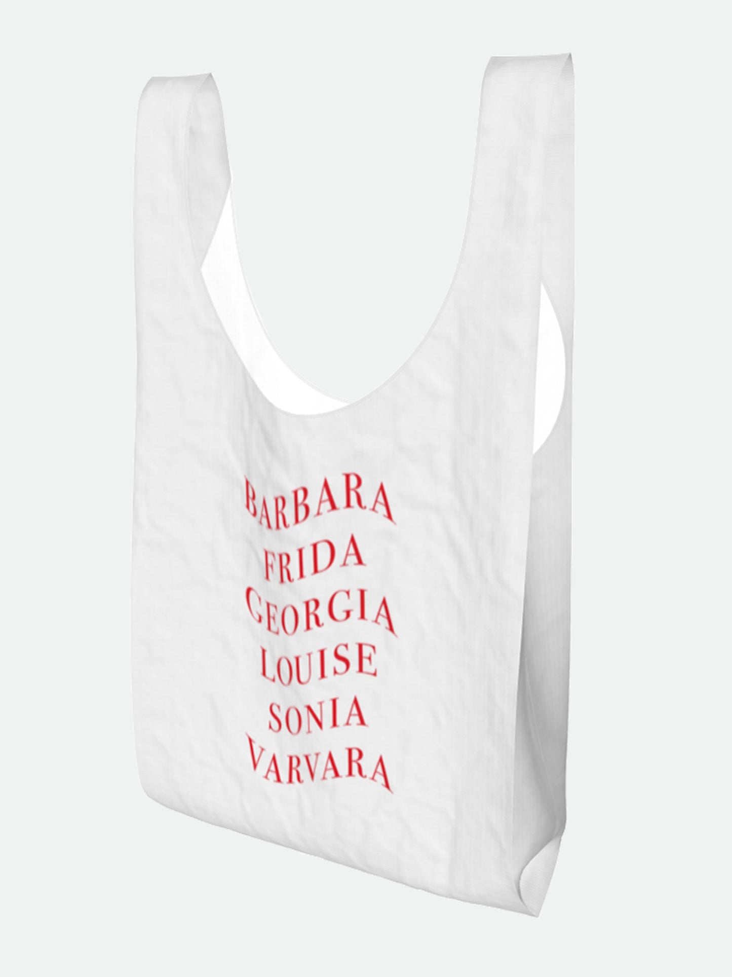 Female Artists Slogan Print Shopper Bag