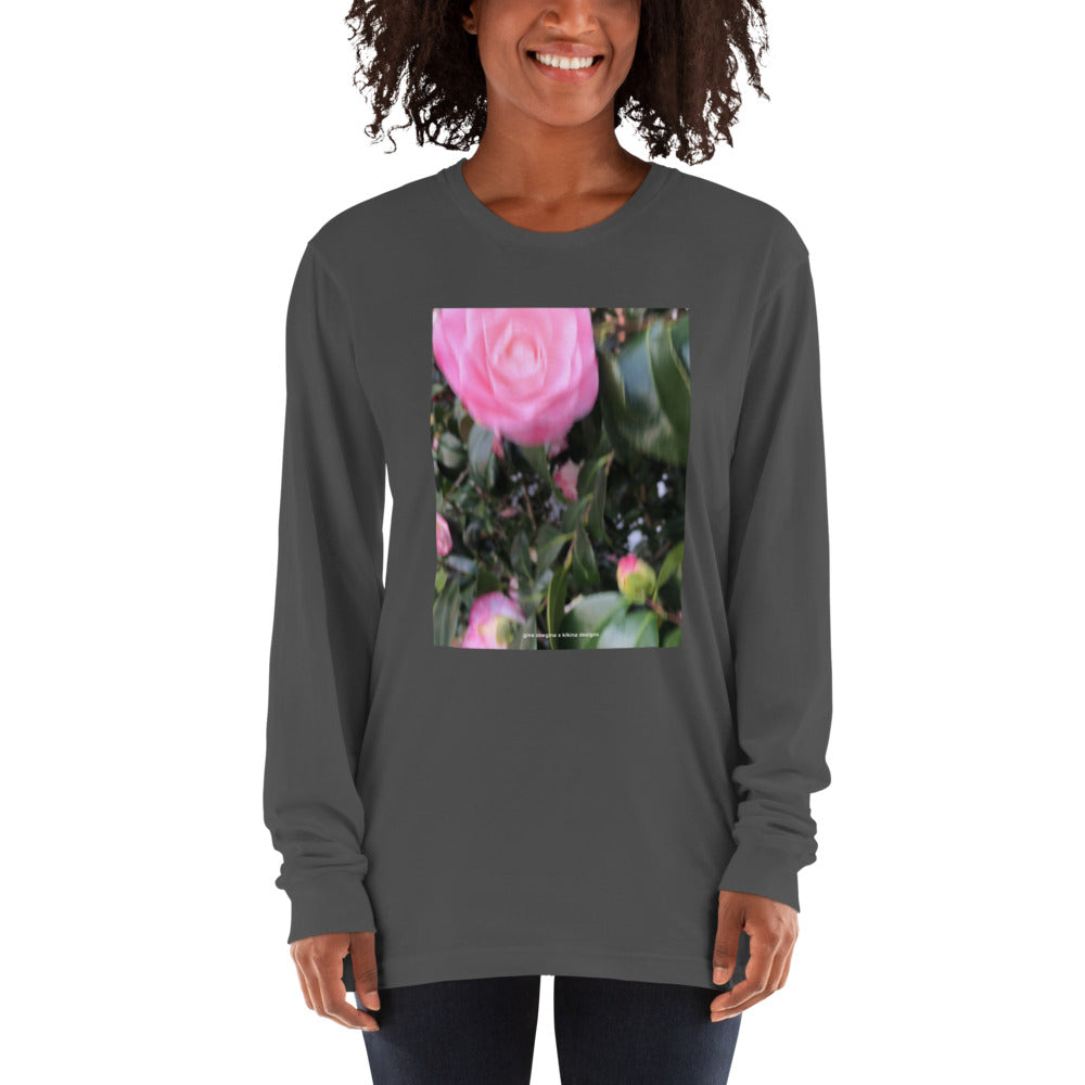 Gina Onegina x Kikina Designs Blurred Rose Long Sleeve