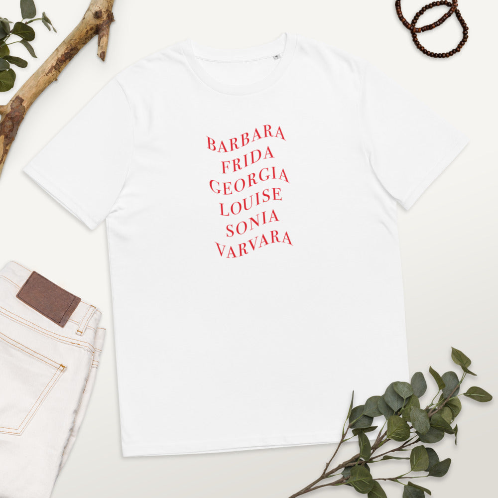 Female Artists Unisex Organic Cotton T-shirt