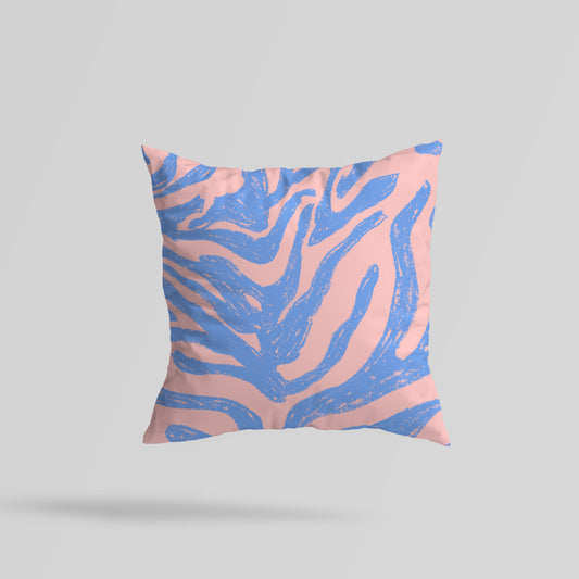 Zebra Print Reversible y2k Cushion